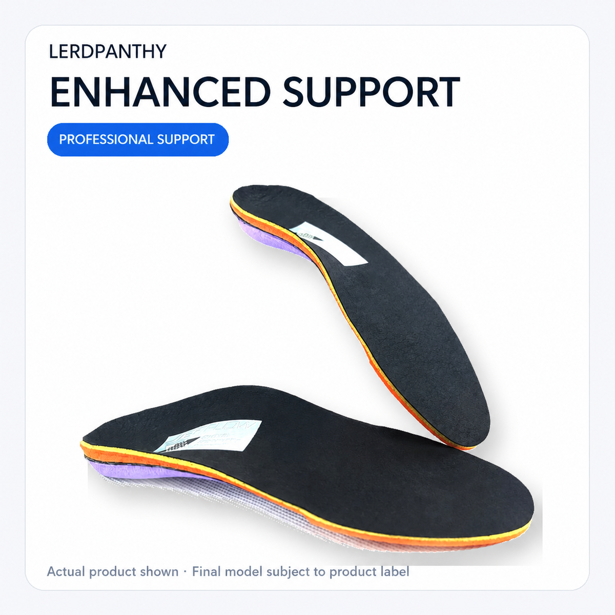 Professional Structured Support Insoles – Enhanced | LERDPANTHY