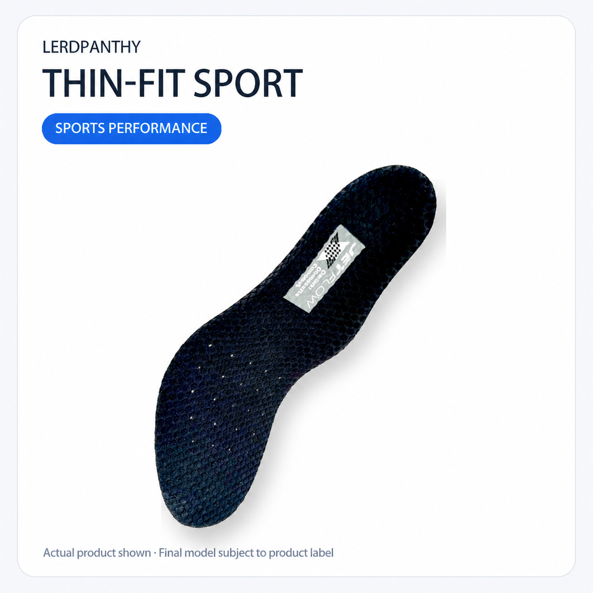 Low-Profile Sport Insoles – Thin-Fit | LERDPANTHY