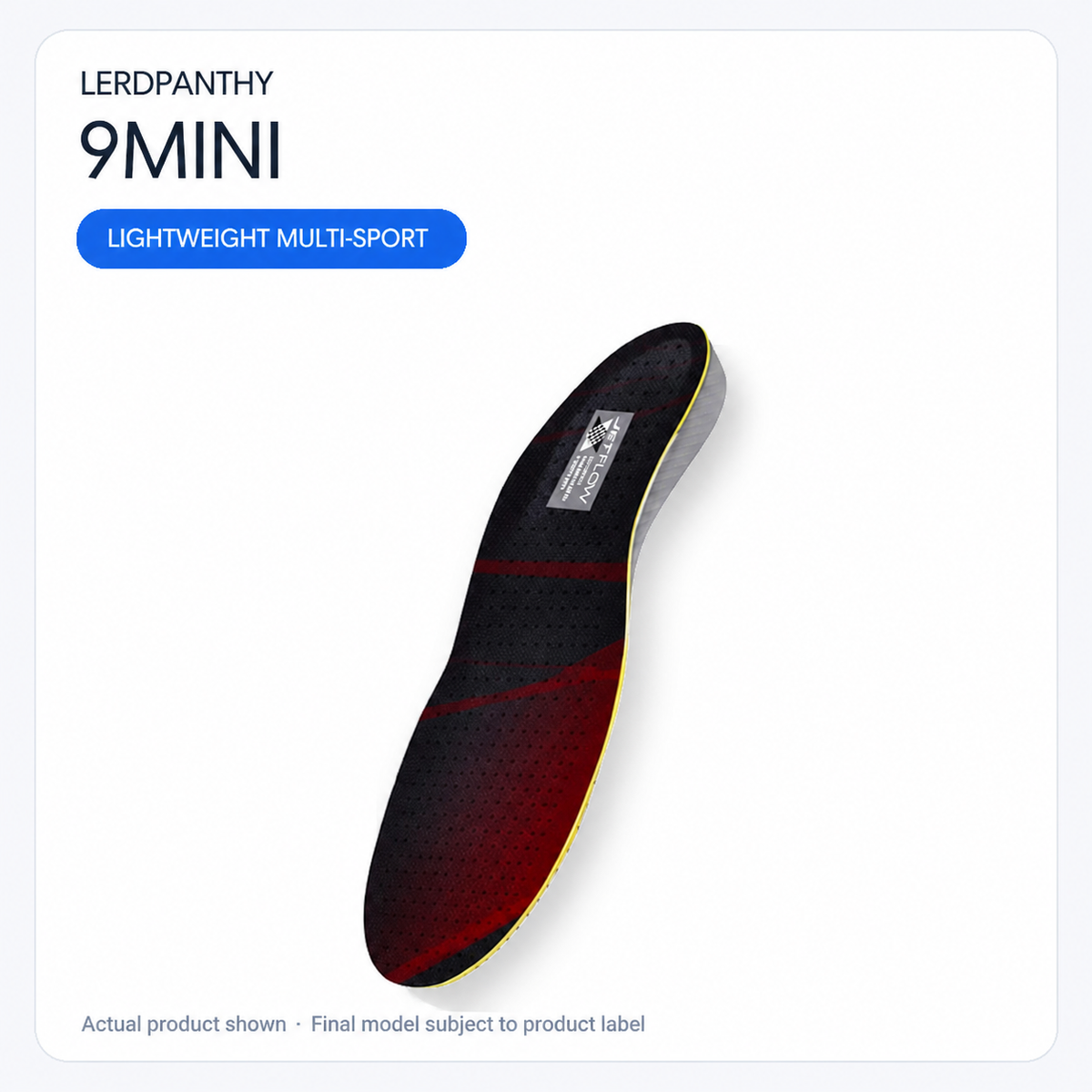 Lightweight Running & Training Insoles – 9Mini | LERDPANTHY